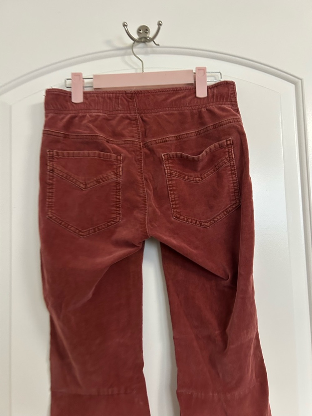 Free People We The Free Penny Pull On Corduroy Flare Wide Pant Size 27 retro 70s - Picture 5 of 14